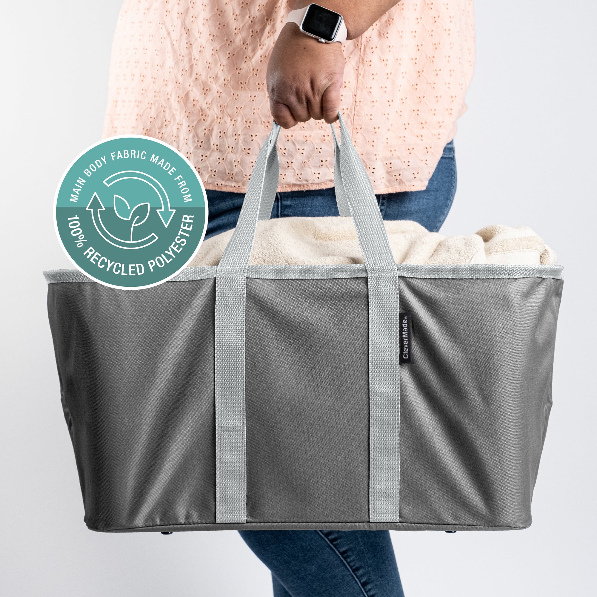 Collapsible Laundry Basket Tote