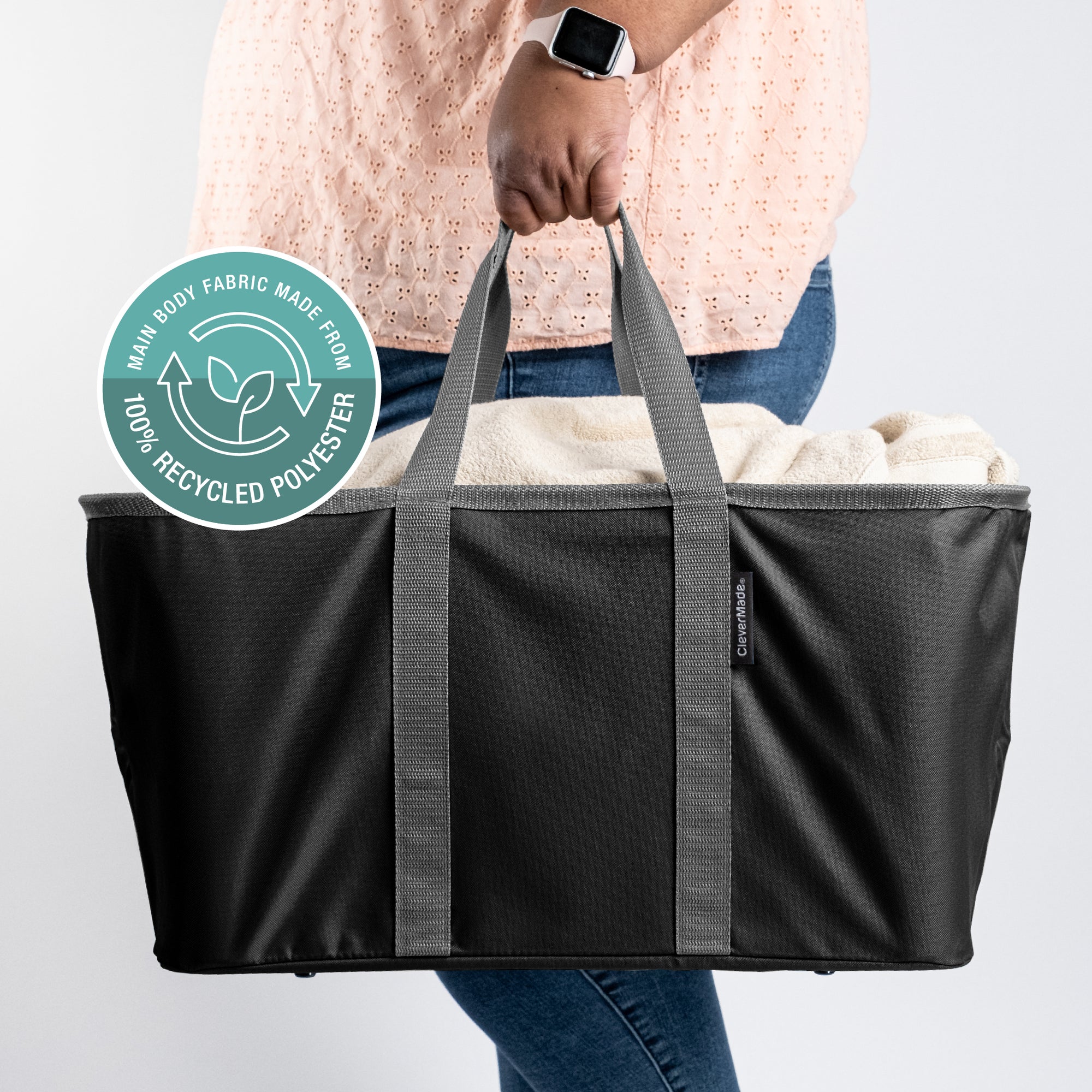 Collapsible Laundry Basket Tote