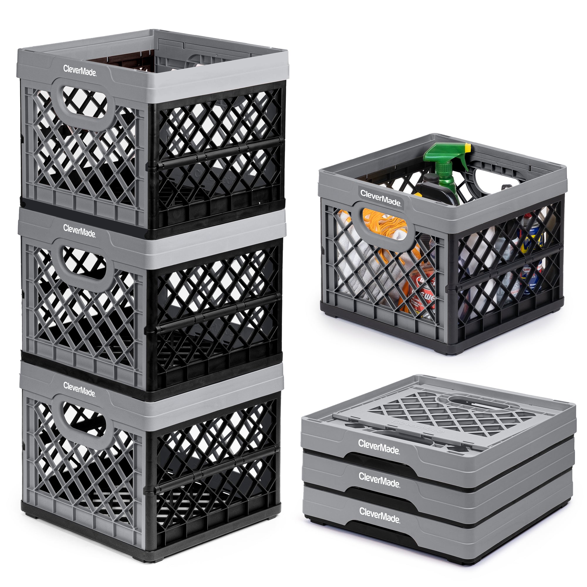 Collapsible Milk Crate