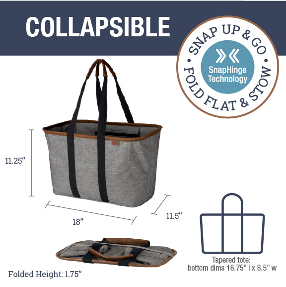 Collapsible LUXE Tote