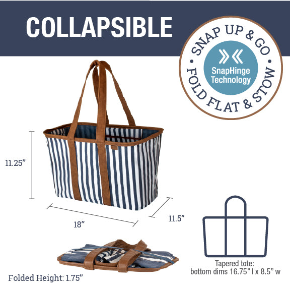 Collapsible LUXE Tote