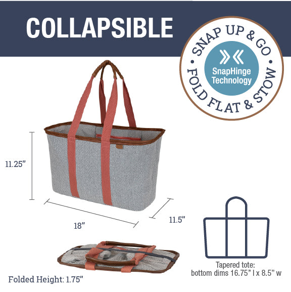 Collapsible LUXE Tote