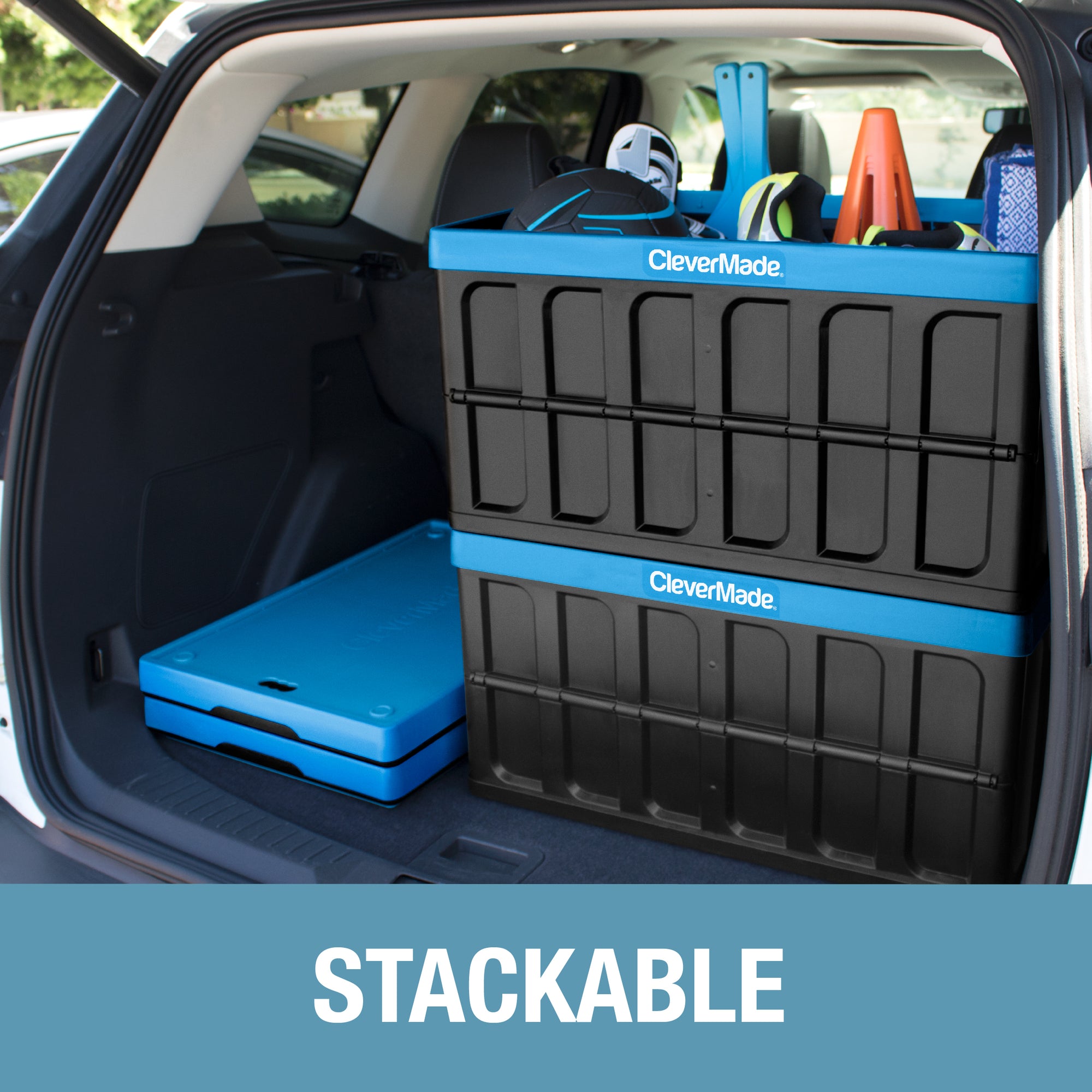 Collapsible Storage Bin with Lid