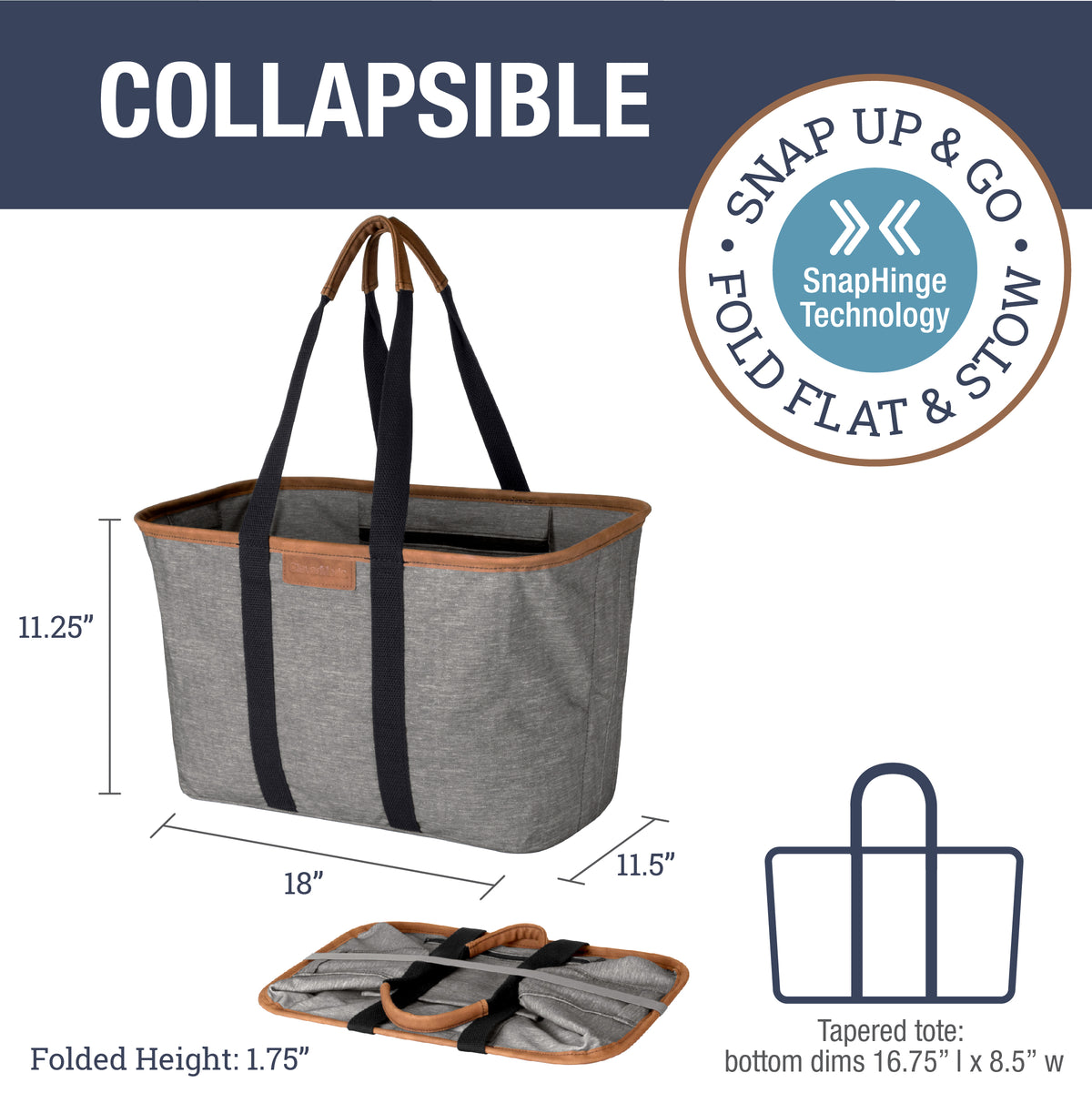 Collapsible Thermo LUXE Tote