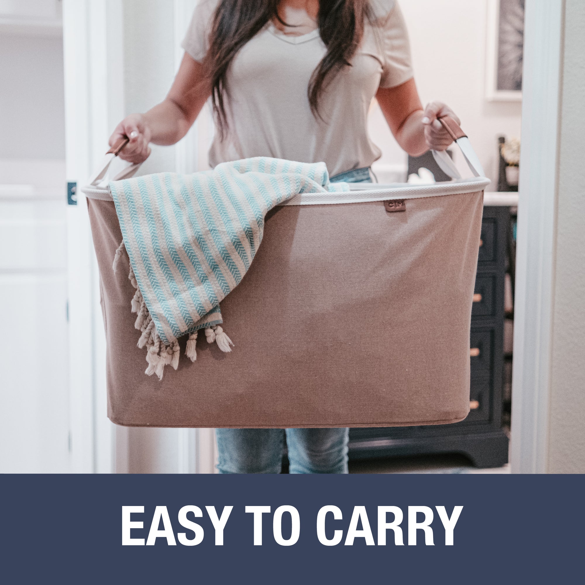 Collapsible Laundry Basket LUXE