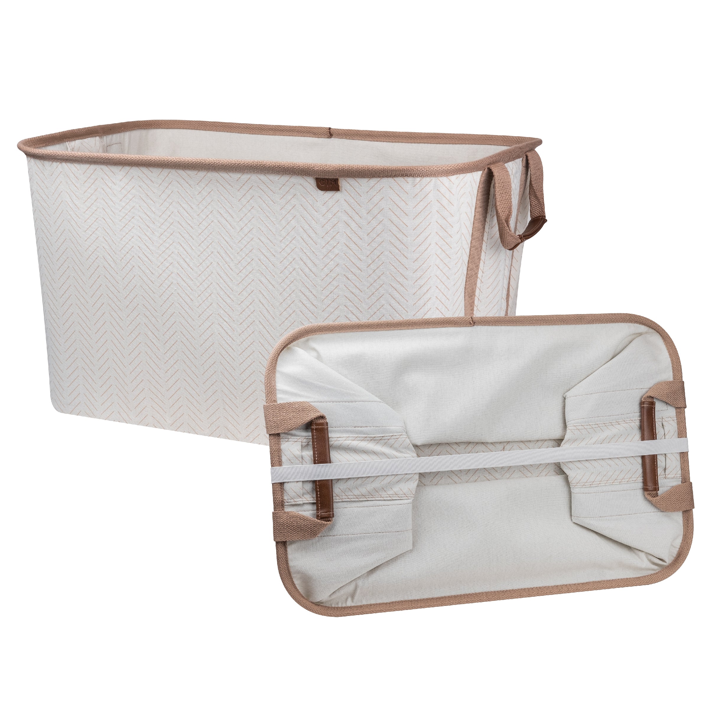 Clevermade Collapsible Laundry Caddy with Divider