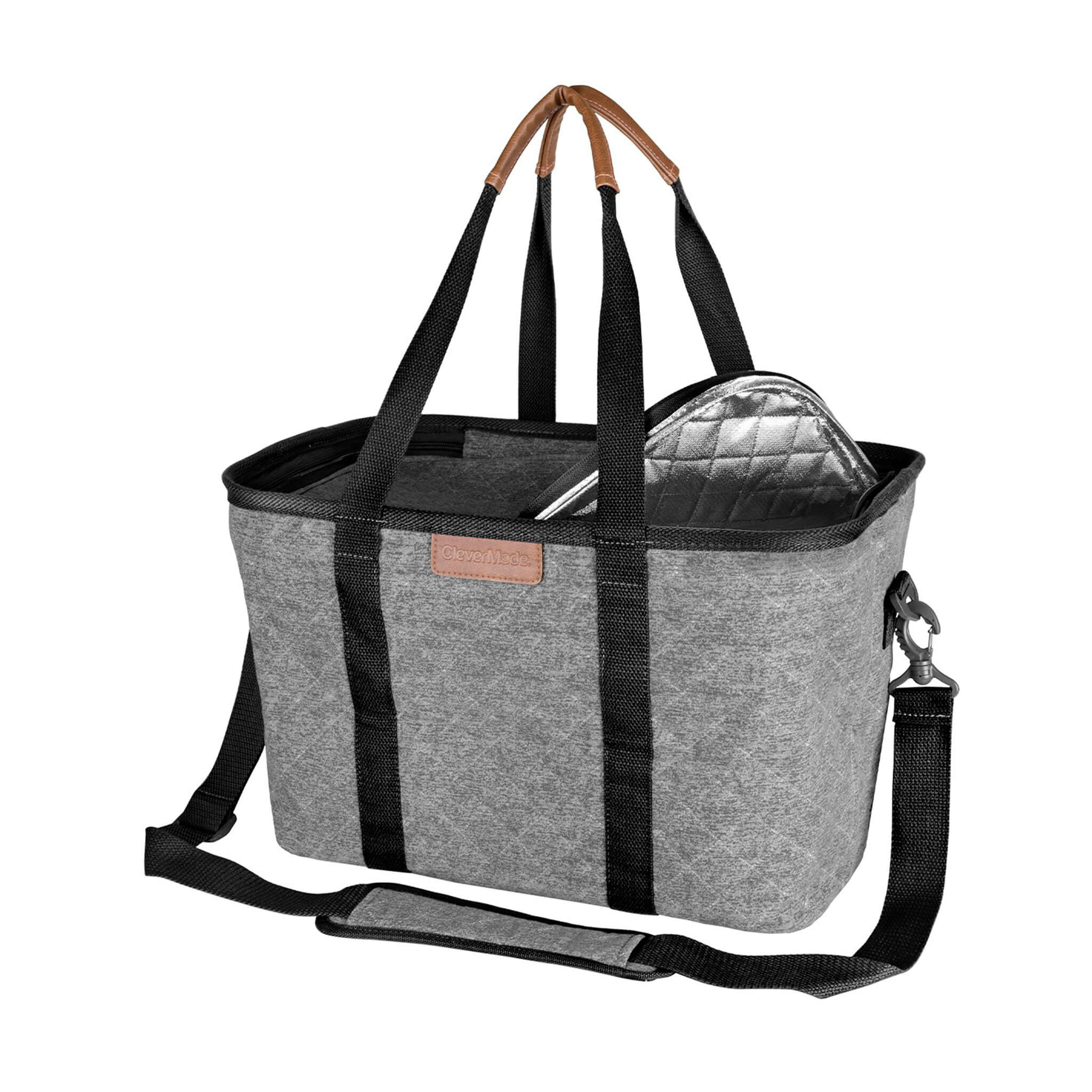 Collapsible Laundry Basket Tote LUXE - CleverMade